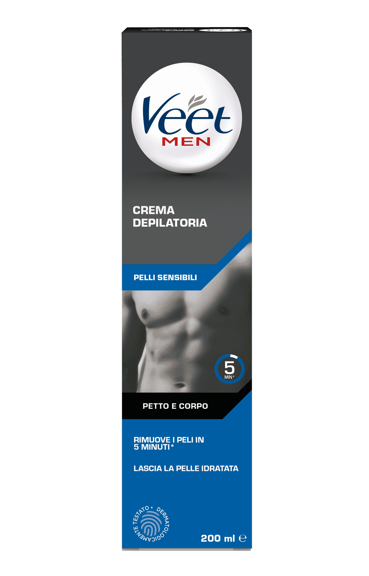 Veet Men Kit Depilazione Intima Pelli Sensibili Veet